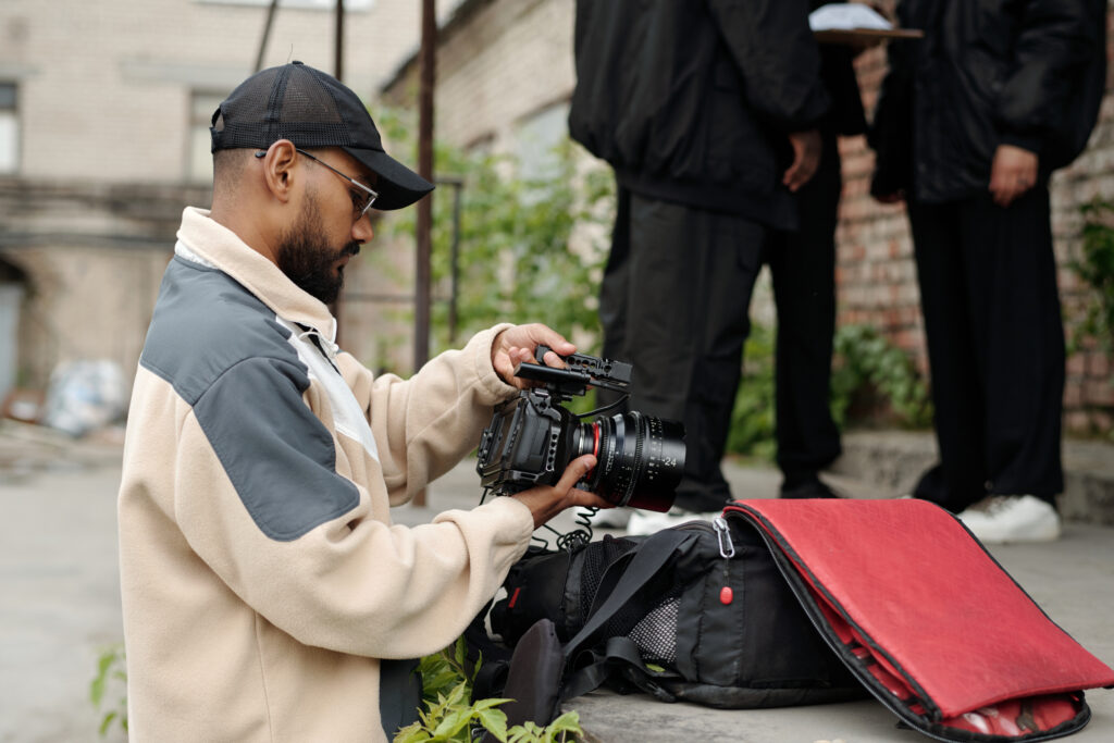 Tournage vidéo et réglage caméra