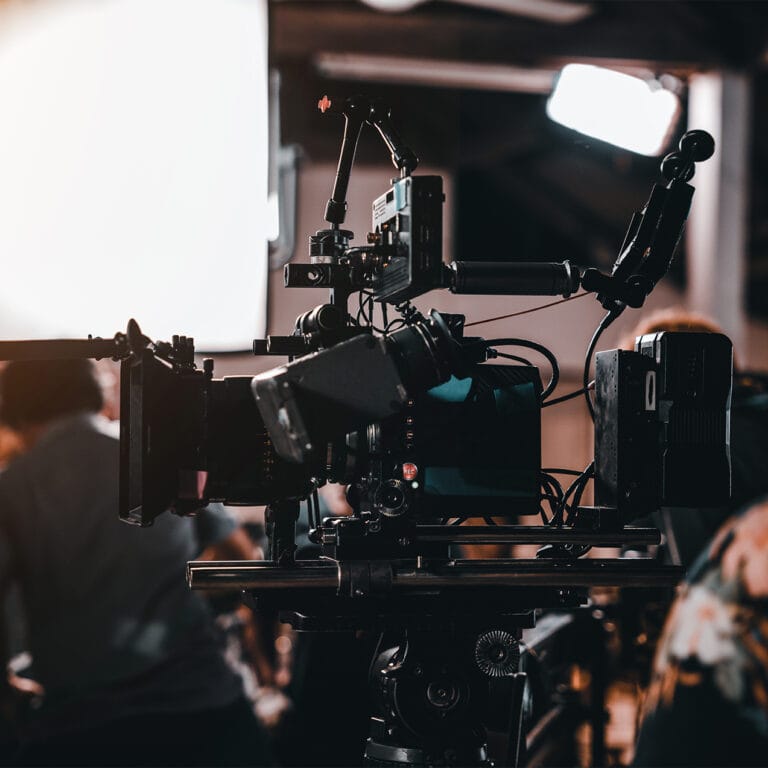 a camera on a tripod