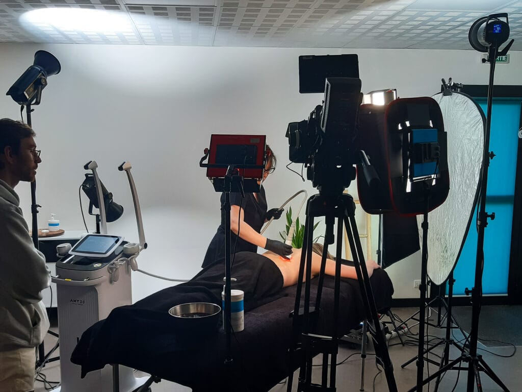 Vidéaste à Rezé 44 tournage epiloderm
